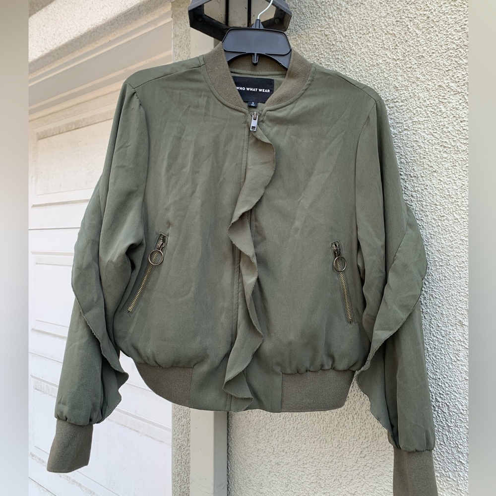 Who What Wear Army Green Jacket